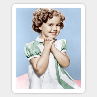 Shirley Temple in Color Sticker